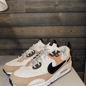 Nike Air Max Sneakers in Cream and Black